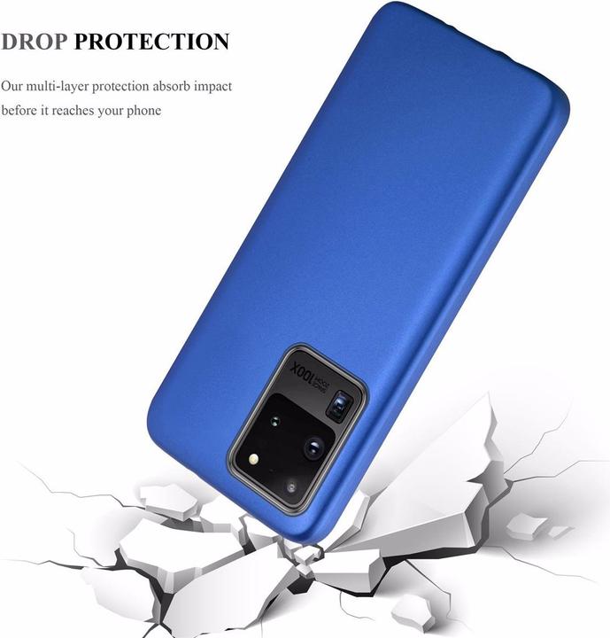 Productafbeelding Cadorabo TPU Matte Metallic hoes (Samsung Galaxy S20 Ultra)