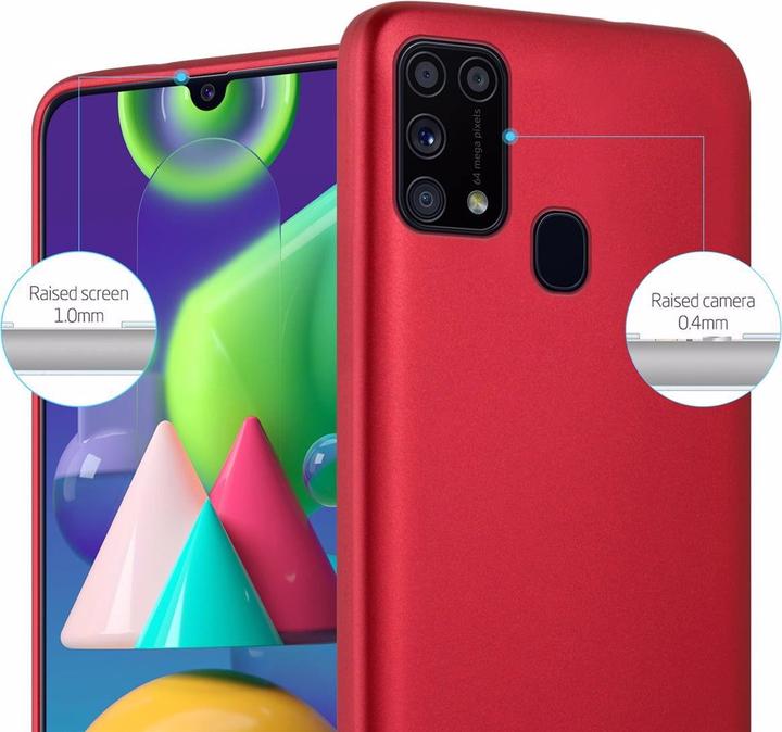 Actual product image Cadorabo TPU Matt Metallic Cover (Samsung Galaxy M31)