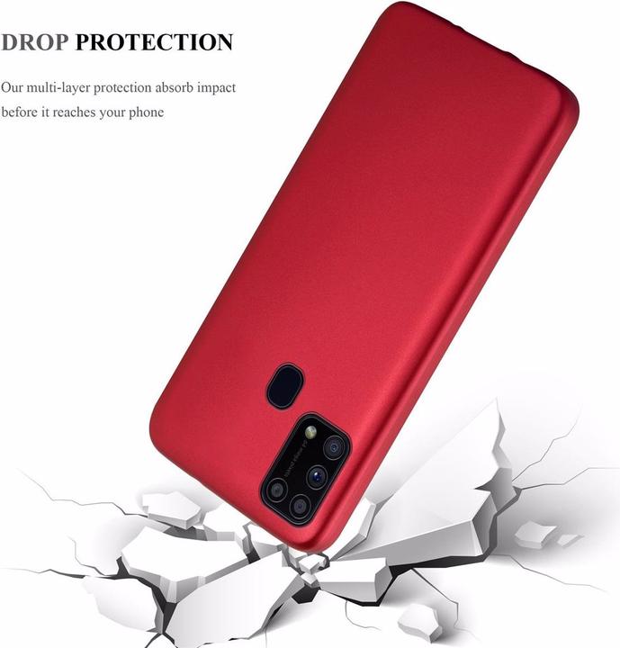 Actual product image Cadorabo TPU Matt Metallic Cover (Samsung Galaxy M31)