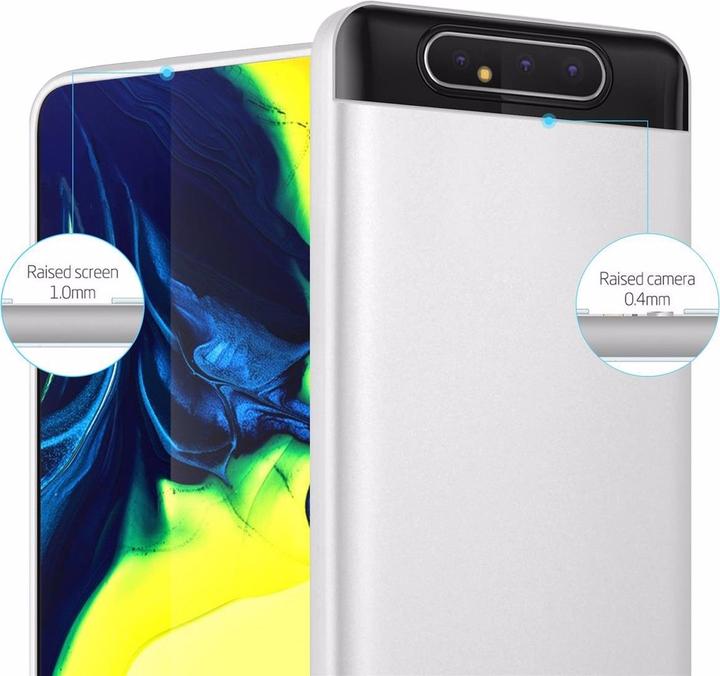 Actual product image Cadorabo TPU Matt Metallic Cover (Samsung Galaxy A80)