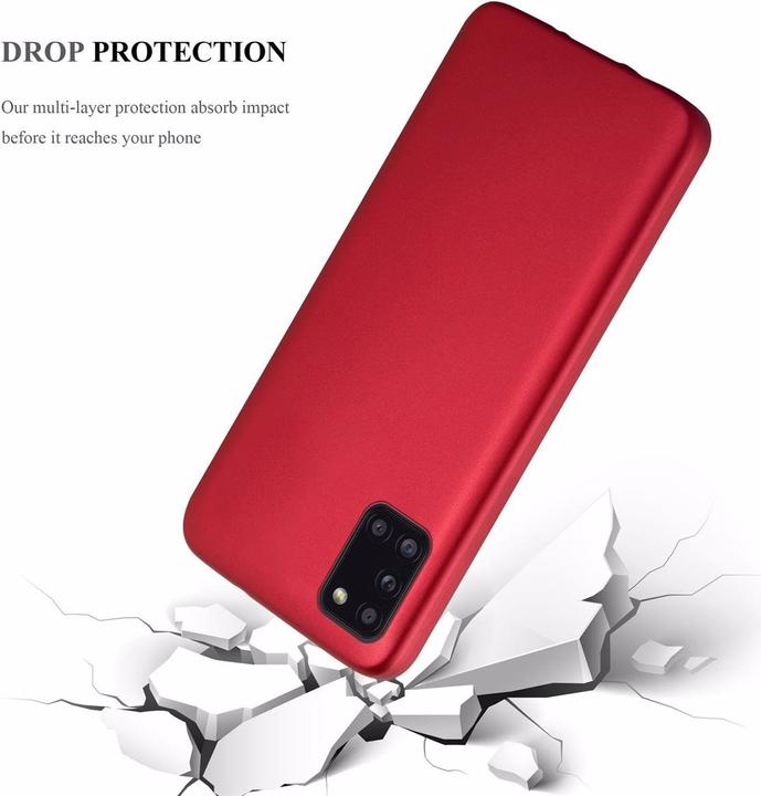 Productafbeelding Cadorabo TPU Matte Metallic hoes (Samsung Galaxy A31)