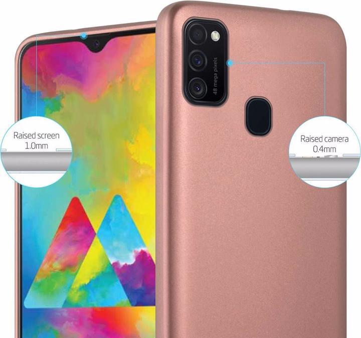 Image du produit Cadorabo Couverture métallique mate TPU (Samsung Galaxy M21, Samsung Galaxy M30s)