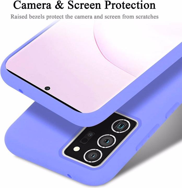 Immagine prodotto Cadorabo Copertura della cassa del silicone liquido TPU (Samsung Galaxy Note 20+)