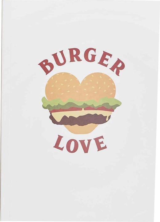 Image du produit Mister Tee Burger Love Exercise Book 2-Pack (lot de 2, Taille unique)