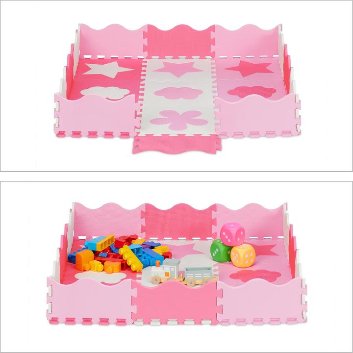 Immagine prodotto Relaxdays Tappetino puzzle (31,5 x 31,5 x 1 cm)