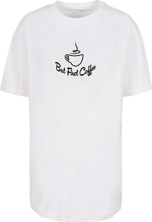 Immagine prodotto Merchcode Donna But First Coffee - Maglietta boyfriend oversize - 118399 (L)