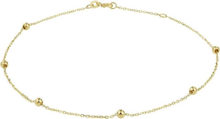 Produktbild Marie Celeste Knöchelgurt Bolletjes 1,0 mm 24 - 26 cm - 3 mm - Gold (26 cm)