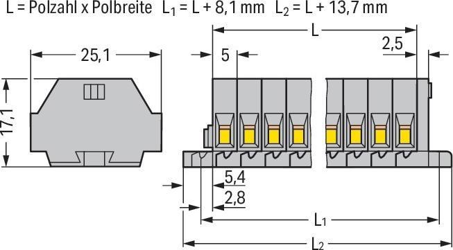 Produktbild Wago 2-L.Klemme