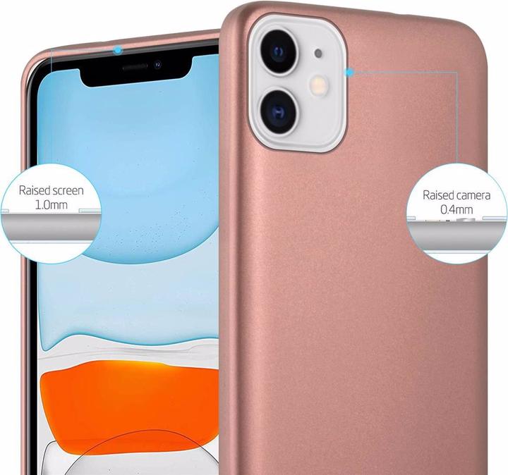 Image du produit Cadorabo Couverture métallique mate TPU (Apple iPhone 11)