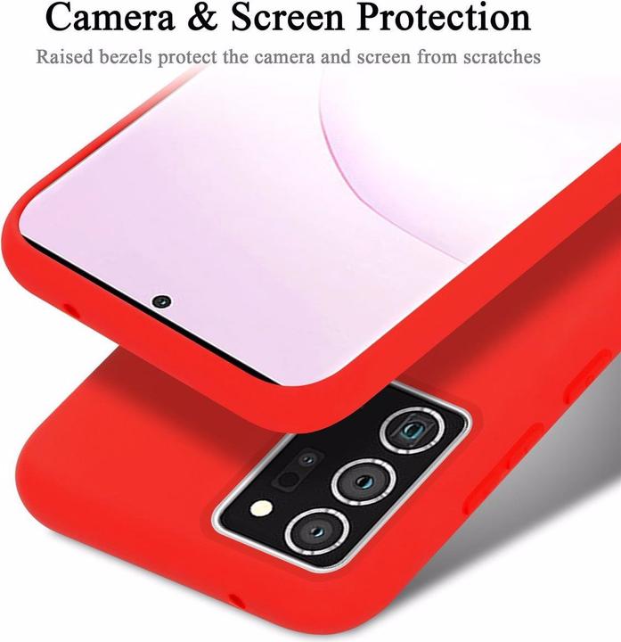 Immagine prodotto Cadorabo Copertura della cassa del silicone liquido TPU (Samsung Galaxy Note 20+)