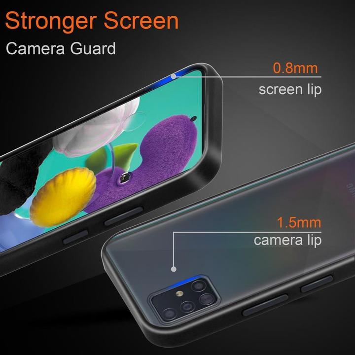 Productafbeelding Cadorabo Hybride matte hoes (Samsung Galaxy A51 5G)