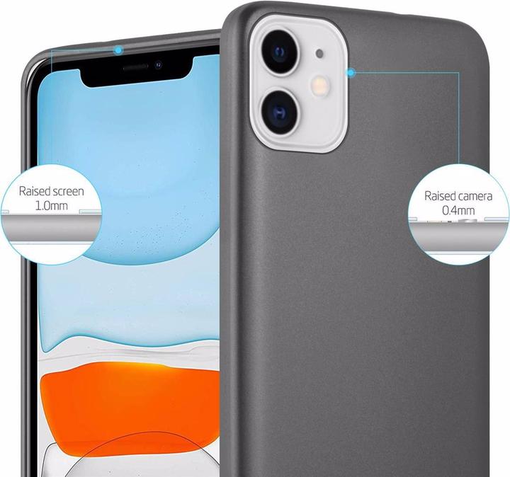 Image du produit Cadorabo Couverture métallique mate TPU (Apple iPhone 11)