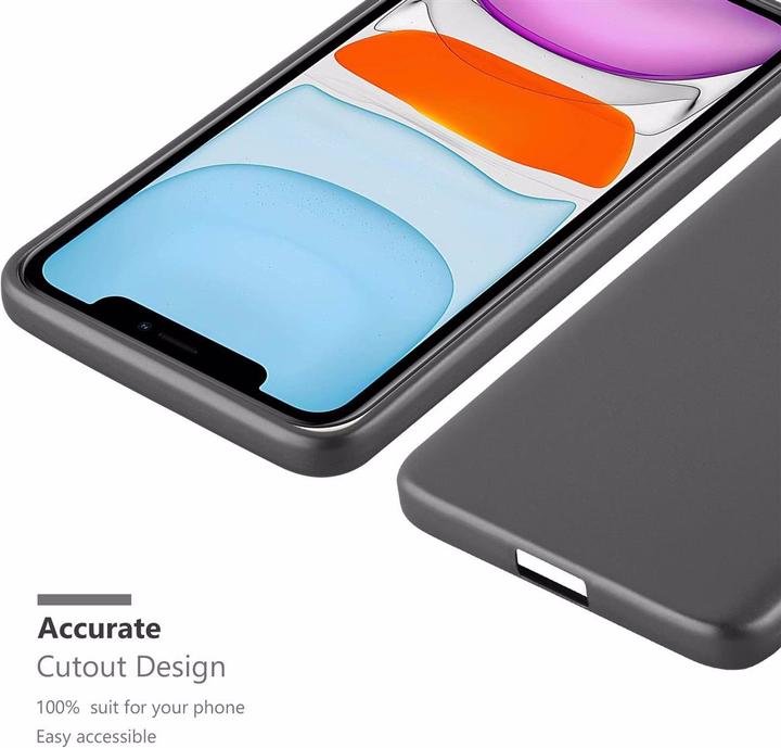 Image du produit Cadorabo Couverture métallique mate TPU (Apple iPhone 11)