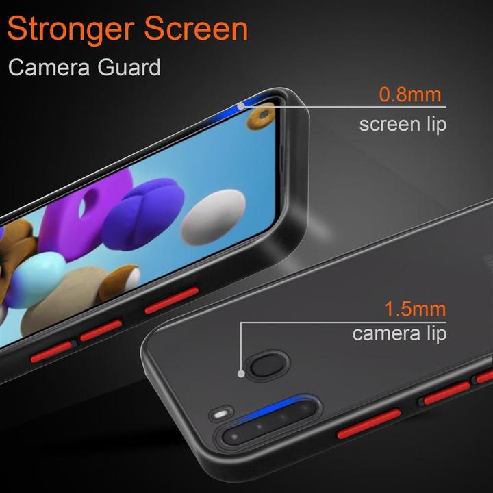 Productafbeelding Cadorabo Hybride matte hoes (Samsung Galaxy A21)