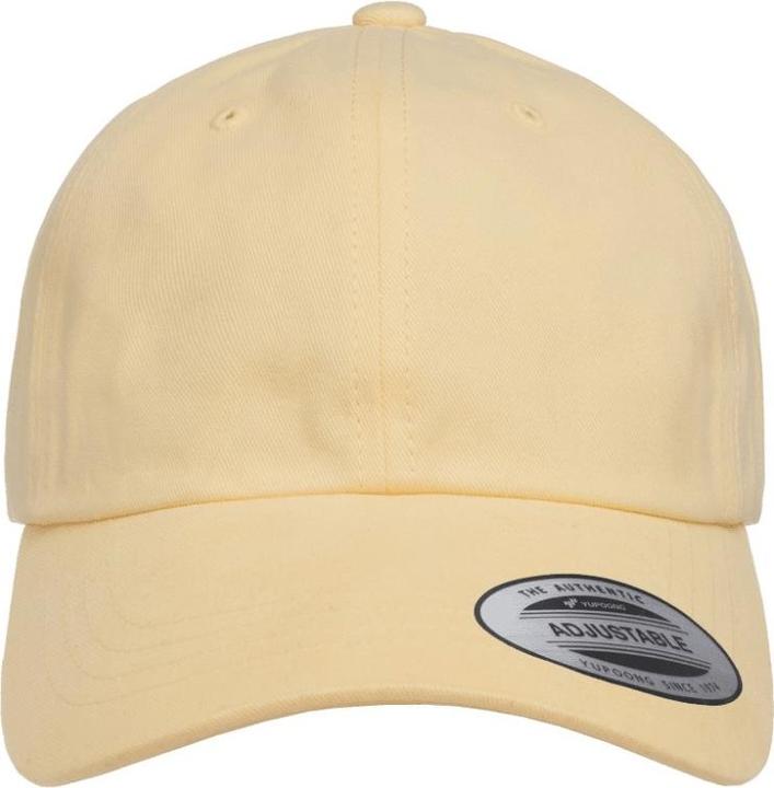 Actual product image Flexfit Peach cotton twill dad cap (One size)