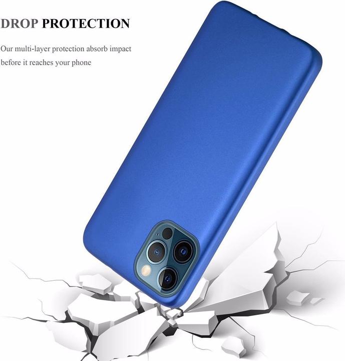 Actual product image Cadorabo TPU Matt Metallic Cover (Apple iPhone 12 Pro Max)