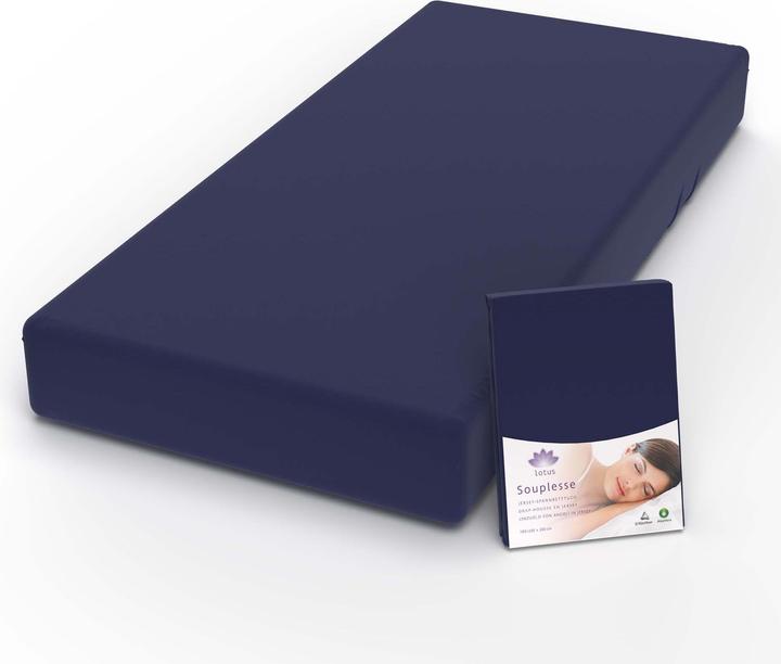 Actual product image Lotus Bettwaren Jersey fitted sheet Souplesse (120 x 200 cm)