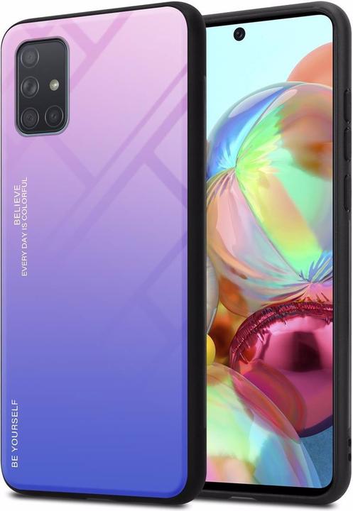 Produktbild Cadorabo TPU 2 Farben Glas Cover (Samsung Galaxy A71)