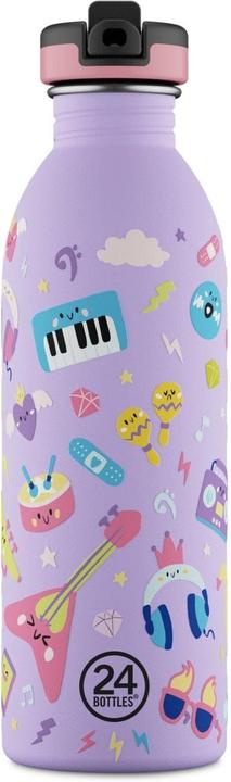 24 Bottles Trinkflasche Music Friends, 500 ml, Lila (0.50 l)