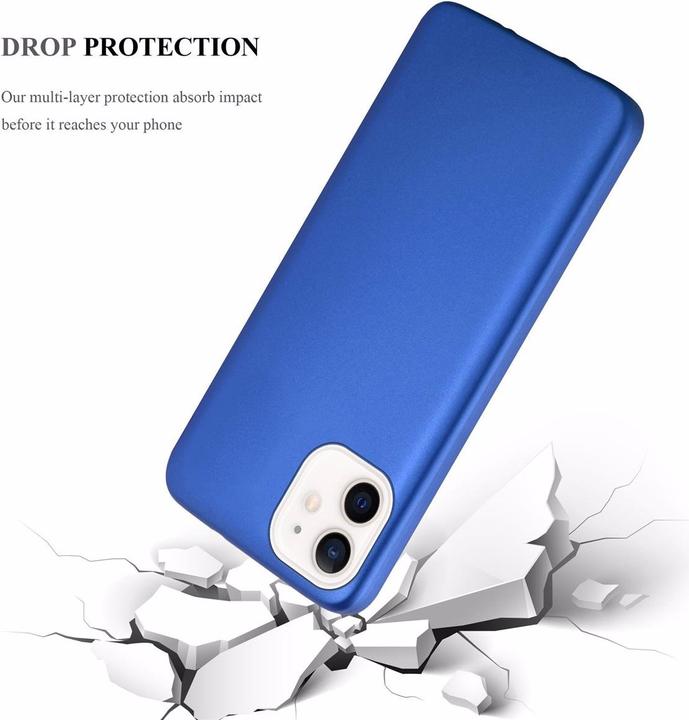 Produktbild Cadorabo TPU Matt Metallic Cover (Apple iPhone 12 mini)
