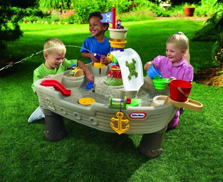 Actual product image Little Tikes Water feature table pirate ship