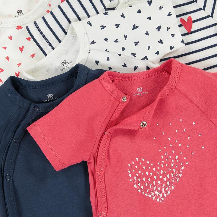 Produktbild La Redoute Collections 5er-Pack Erstlingsbodys (80)