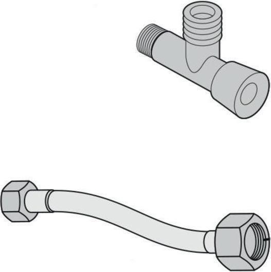 Actual product image Villeroy & Boch V&B ViClean-L4 water connection set for shower toilet seat