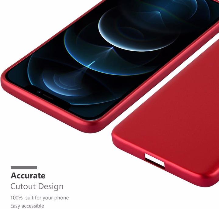 Actual product image Cadorabo TPU Matt Metallic Cover (Realme 12 Pro+, Apple iPhone 12)