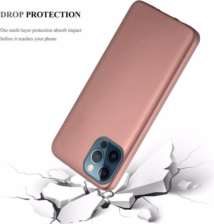 Immagine prodotto Cadorabo Copertura metallica opaca in TPU (Apple iPhone 12, Realme 12 Pro+)