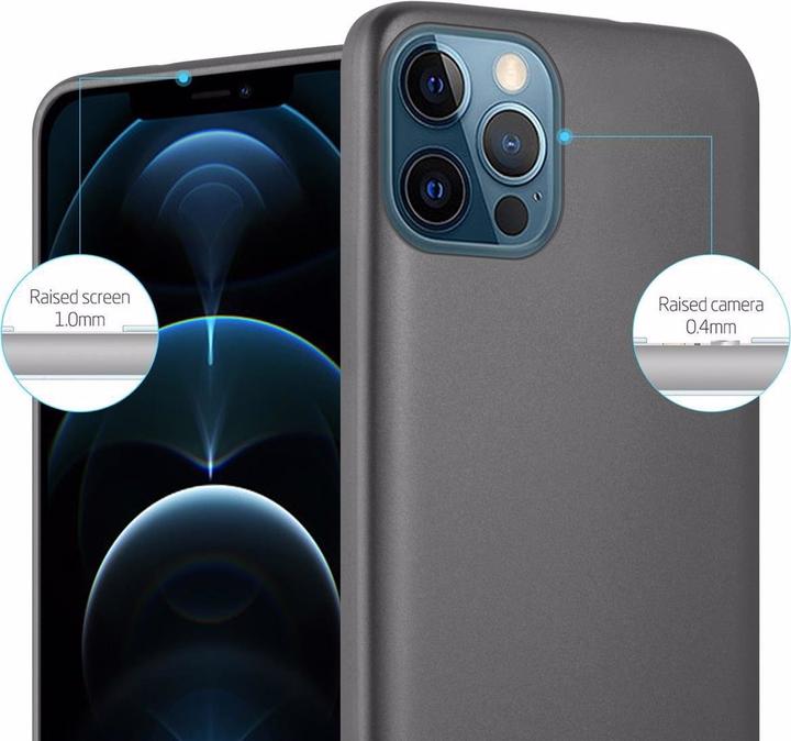 Image du produit Cadorabo Couverture métallique mate TPU (Apple iPhone 12, Realme 12 Pro+)