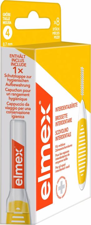 Actual product image Elmex Yellow, size 4 (8 x, 4 mm)