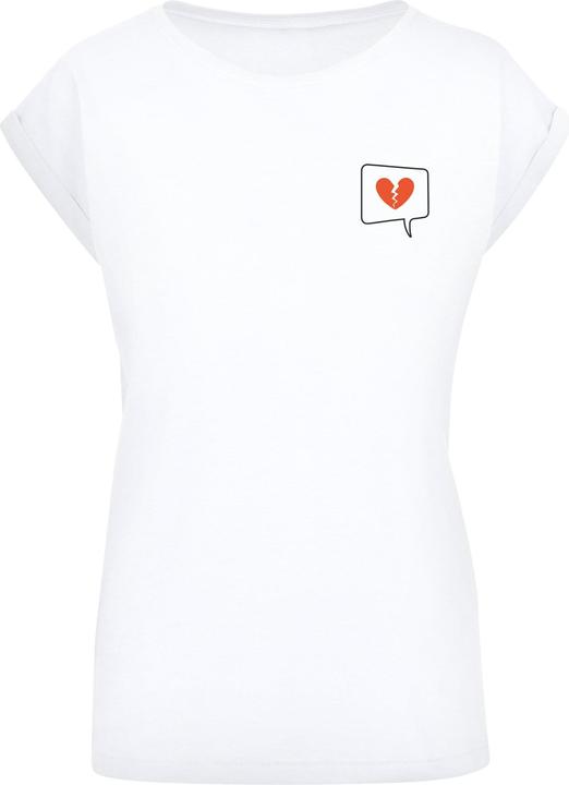 Merchcode Ladies Heartbreak Extended Shoulder Tee - 111575