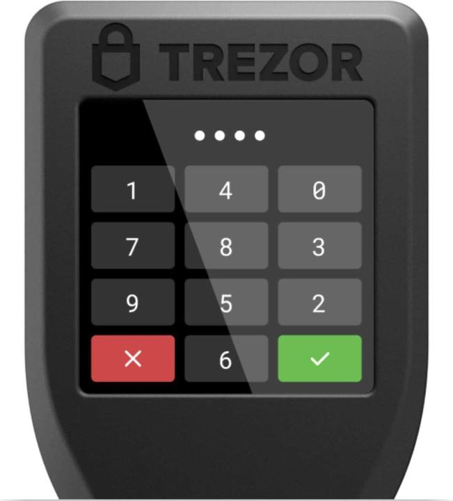 Actual product image Trezor Model T (Ethereum Classic, Litecoin, Bitcoin)