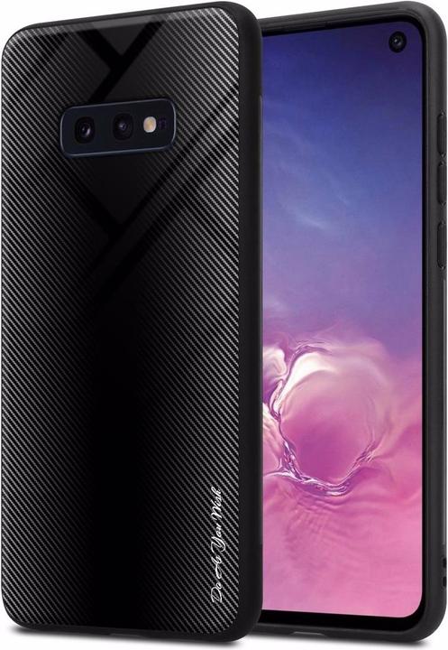 Actual product image Cadorabo TPU Striped Glass Cover (Samsung Galaxy S10e)