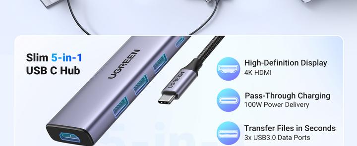 Produktbild Ugreen CM511 (USB-C, 6 Ports)
