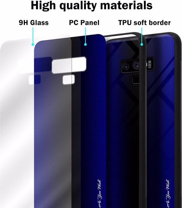 Immagine prodotto Cadorabo Copertura di vetro a strisce in TPU (Samsung Galaxy Note 9)