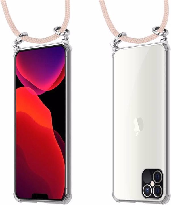 Actual product image Cadorabo TPU Mobile Phone Chain SILVER Cover