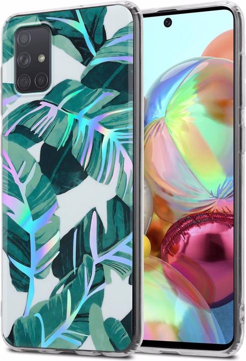 Immagine prodotto Cadorabo IMD TPU Colorful Flowers & Leaves Cover (Samsung Galaxy A71)
