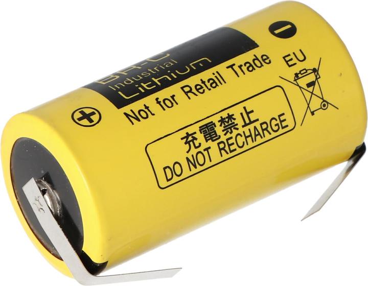 Produktbild Panasonic Akku BR-C Lithium Batterie Baby mit Lötfahnen in U-Form (1 Stk., Gerätespezifisch, 5000 mAh)