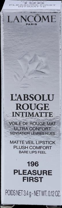 Image du produit Lancôme L'Absolu Rouge Intimatte 196 (196 Pleasure First)