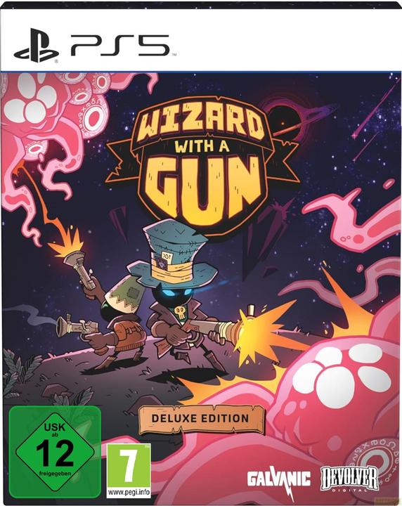 Actual product image Devolver Wizard with a Gun PS-5 DELUXE (PS5, DE)