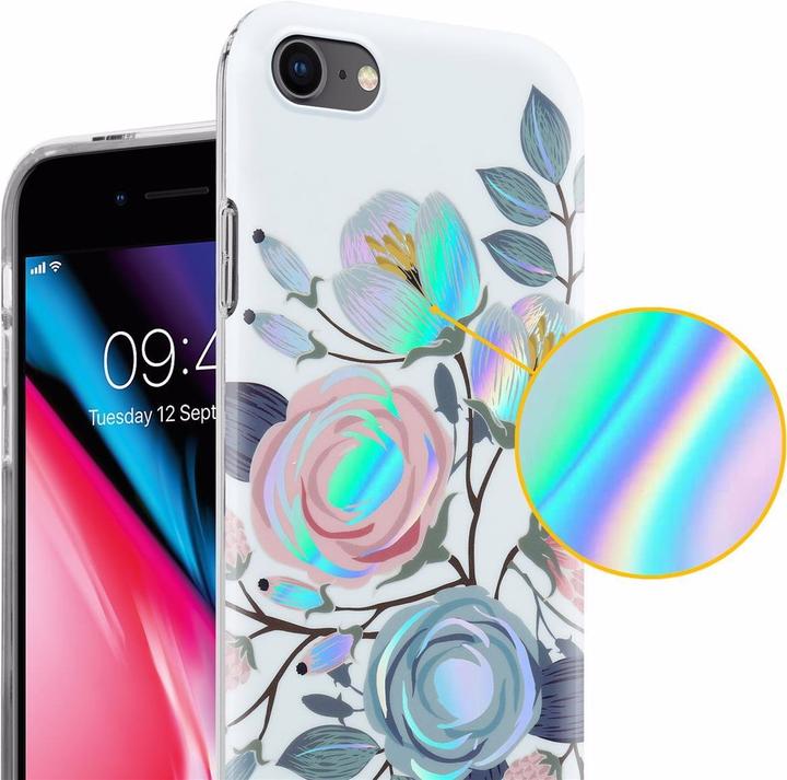 Immagine prodotto Cadorabo IMD TPU Colorful Flowers & Leaves Cover (Apple iPhone 7, Apple iPhone SE (seconda generazione))