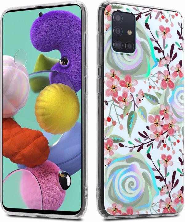 Image du produit Cadorabo Couverture IMD TPU Fleurs & Feuilles colorées (Samsung Galaxy M40s)