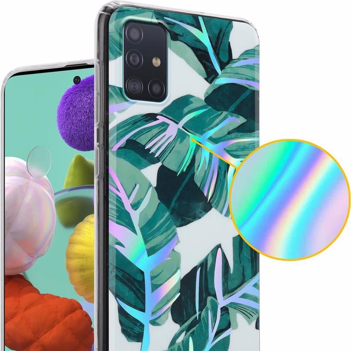 Immagine prodotto Cadorabo IMD TPU Colorful Flowers & Leaves Cover (Samsung Galaxy M40s)