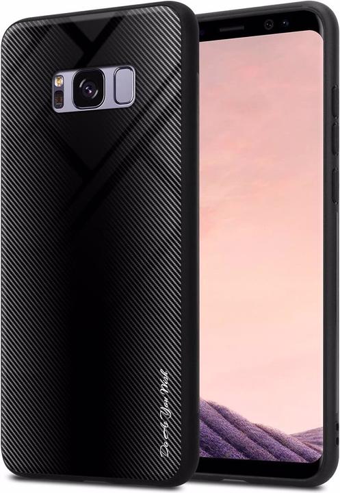 Produktbild Cadorabo TPU Gestreiftes Glas Cover (Samsung Galaxy S8+)