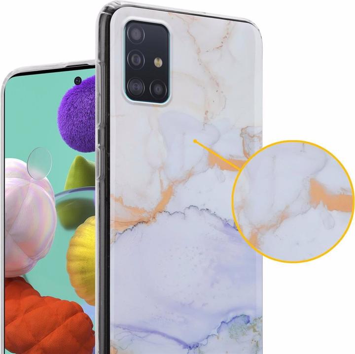 Produktbild Cadorabo IMD TPU Bunter Marmor Cover (Samsung Galaxy M40s)