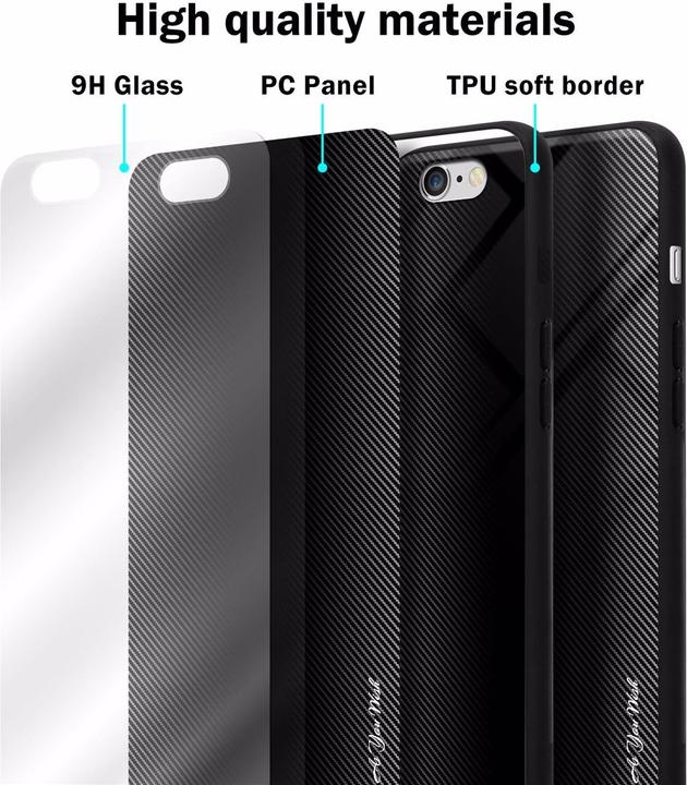 Immagine prodotto Cadorabo Copertura di vetro a strisce in TPU (Apple iPhone 6)