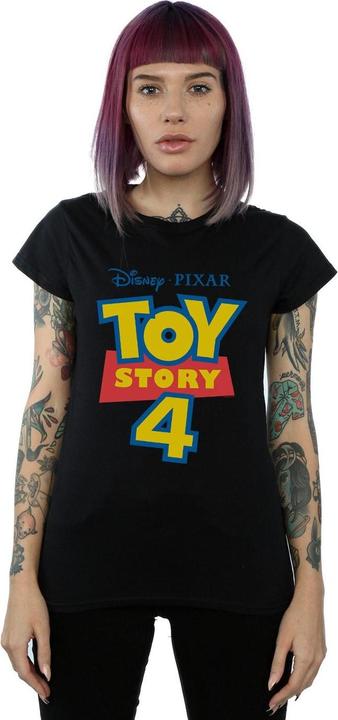 Actual product image Disney Womens/Ladies Toy Story 4 Logo Cotton T-Shirt (M)