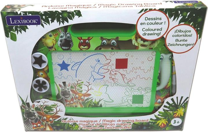 Produktbild Lexibook Tierfamilie Magnetische Multicolor Zeichentafel mit Zubehör A5 Format