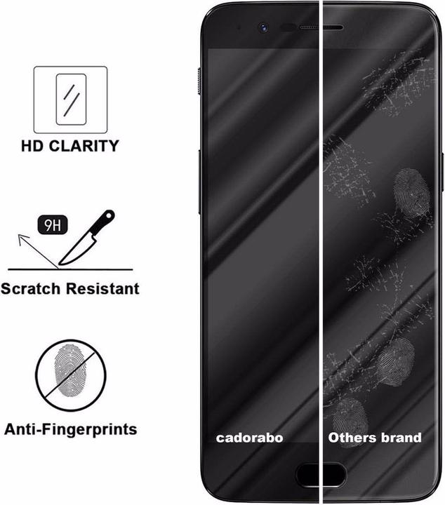 Produktbild Cadorabo Vollbild Displayschutzglas (1 Stück, OnePlus 5)